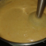 and mix thinly with cream and butter